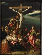 Hans von Aachen Kreuzigung Christi Spain oil painting artist